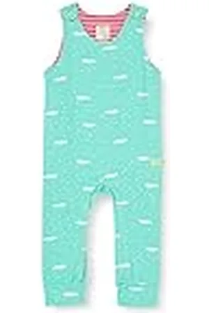 loud + proud Högt + stolt baby-flicka Romper Allover Print Organic Cotton Strampler