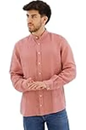 Hackett Herrkläder Färgat Linne Rosa S, , S