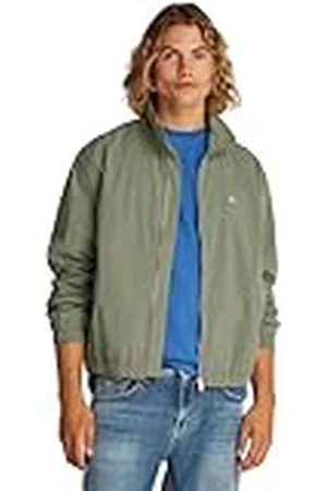 Tommy Hilfiger Män TJM ESSENTIAL JACKA EXT Vindjacka Jacka, Grön, 4XL, , 4XL stor