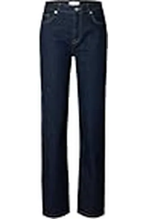 SELECTED SLFALICE MW raka måne blå jeans, , 26W x 32L