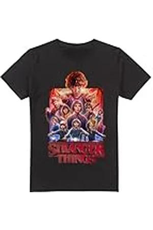 Stranger Things – gruppaffisch unisex t-shirt, , stor, , L