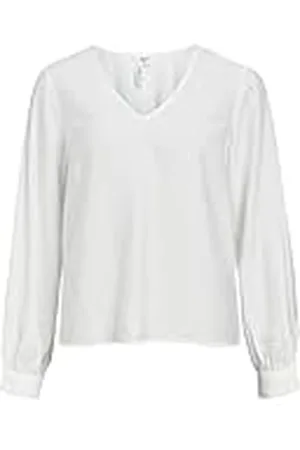 Object Dam Objjacira L/S V-hals topp Noos långärmad blus, , 36
