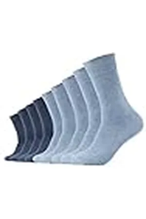 Camano Unisex strumpor 9-pack, Blå (Stone Mel (99) + jeansblå 0099), 39-42 EU