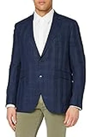 Hackett Herr Blue Hopsack Check Cc jacka