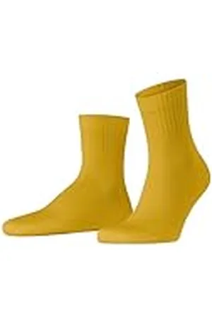 Falke Unisex löparstrumpor, snabbtorkande, ventilerande, hållbar bomull, funktionellt material, lätt stoppning med plyschsula, fritidsstrumpor, förstärkt sportig vardagsstil, för sneakers, 1 par, Gul