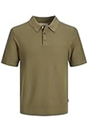 JACK & JONES JPRBLUSANDRI stickad pikétröja SN, , XS