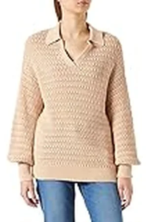NA-KD Dam V-ringad överdimensionerad stickad tröja pullover, , L