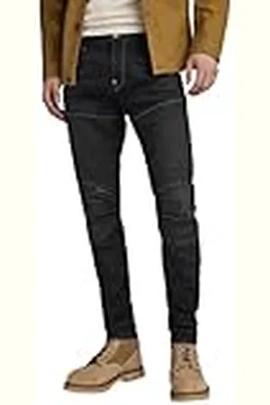 G-Star RAW Herr 5620 3D dragkedja knä skinny jeans, , 40W X 32L