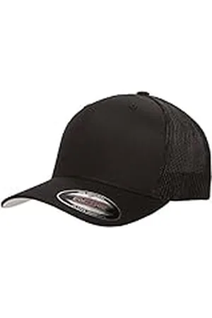Flexfit Unisex truckerkeps med fast frontpanel och innerflexband, utan stängning luftgenomsläpplig nätbaksida, en storlek passar alla, , one size