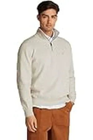 Tommy Hilfiger Herr ESSENTIAL FLEECE 1/4 ZIP MW0MW37233 halv dragkedja tröja, brun, XXL, , XXL