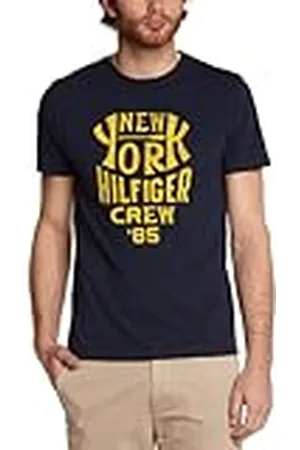 Tommy Hilfiger Mäns stern Tee S/S Rf T-shirt, , M
