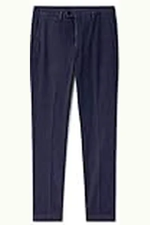 Hackett Moleskin Chino raka jeans för män, , 31W x 34L