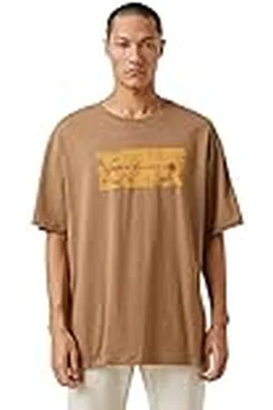Koton Herr basic överdimensionerad slogan tryckt crew neck kortärmad t-shirt, , S