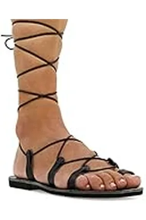 Emmanuela Handcrafted For You Emmanuela Läder Höga Sandaler i antik grekisk stil, Handgjorda Gladiator Sandaler, Sommarskor, Spetsade sandaler, , 41 EU