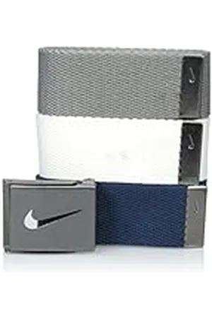 Nike 3-pack webbbälte för män, , one size