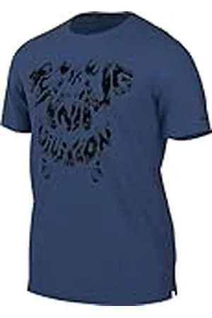 Nike Herr M Nk Df Rise 365 Run Div Ss topp, Court Blue/Svart/Refblk, XL, Domstol blå/svart/refblk, XL