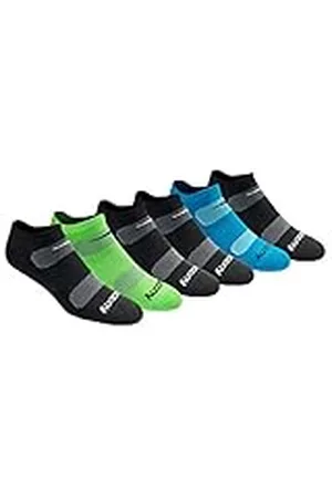 Saucony Löparstrumpor för män (paket med 6), , Shoe Size 15-17