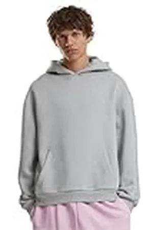 Build Your Brand Huvtröja för män, fluffig huvtröja, avslappnad huvtröja i lös passform, storlekar S–5XL, , 3XL