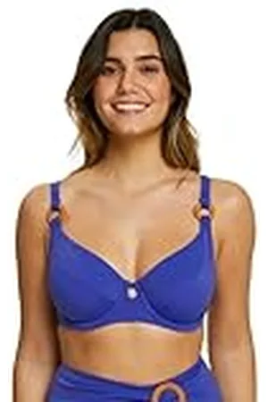 Sans Complexe Baddräkt med bygel, modell Elevated Basics, blått spektrum, 105D, , 90D