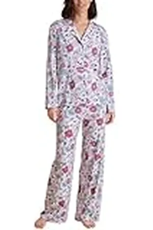 Calida Spring Flower Dreams pyjamas med knappar, tillverkad av 100% supima bomull, , 48-50