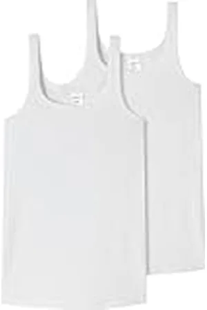 Schiesser Mädchen 2 PACK Unterwäsche Unterhemd - 95/5 Organic Bio Baumwolle - Größe 140 bis 176