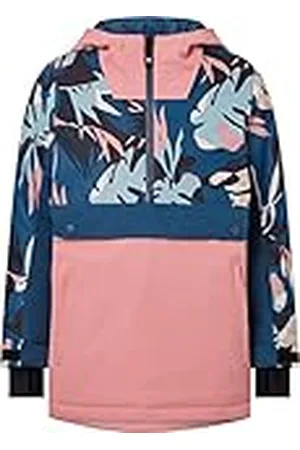mc kinley McKINLEY Unisex Dakota snowboardjacka, AOP/MÖRK ROSA, 164