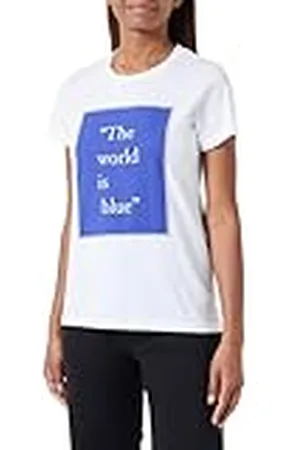 Kaffe T-shirt grafisk T-shirt tröja topp Crew Neck kortärmad vanlig passform, , XL