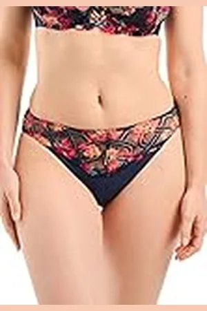 Sans Complexe Elise Fantaisy Slips, Marinblå tryck och blommor, 42/44 dam, , 40/42