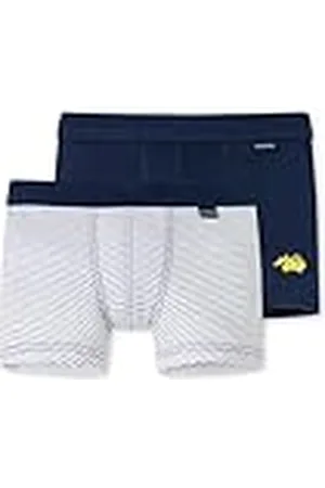 Schiesser Jungen 2 PACK Short mit weichem Bündchen Unterwäsche Feinripp - 100% Organic Bio Baumwolle - Größe 92 bis 140