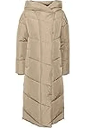 Noisy May Dam NMTALLY L/S X-Long Zip Jacka NOOS dunrock, Tigers Eye/Detail:DTM foder, S, , S