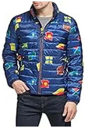 Tommy Hilfiger Herr prestanda faux minne bomberjacka övergång, , S