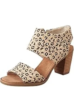 TOMS Majorca Cutout dam Sandal med klack Ankelrem , , 37 EU