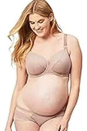 Cake Maternity Tårta moderskap TimTams Flexi tråd amningsbehå, balkongstödjande moderskaps-BH för amning, Mullvadsbrunt, 70E