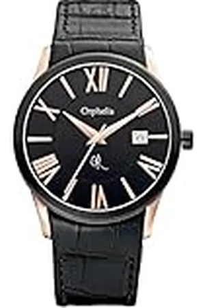 ORPHELIA Herrklocka analog XL läder OR32671044 kvarts