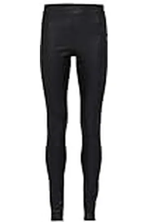 SELECTED Damleggings, lamm, läder, (Black), 40
