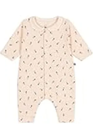 Petit Bateau Unisex barn lång jumpsuit, , 0-3 mesi