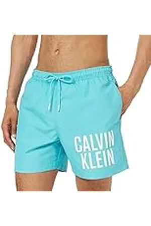 Calvin Klein Badshorts för män, medium dragsko långa, , S