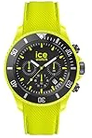 Ice-Watch ICE chrono Neon yellow - Gul herrklocka med silikonarmband - Chrono - 019838 (Large)