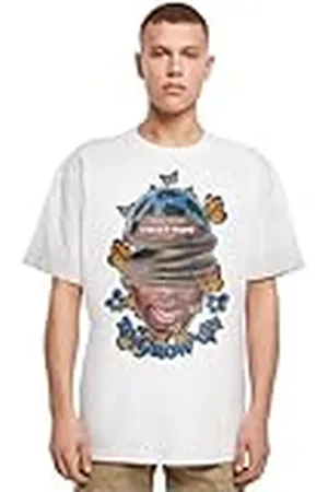 Mister Tee Upscale unisex t-shirt grow up oversize te, unisex t-shirt med tryck, överdimensionerad passform, bomull – tryck t-shirt, grafisk t-shirt, , S