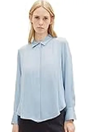 TOM TAILOR Dam basic satinblus, , 38