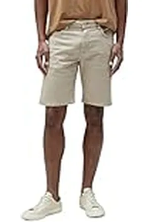Koton Herr gabardine Bermuda Pocket Detaljerade knappade bomullsshorts, , 44 SE