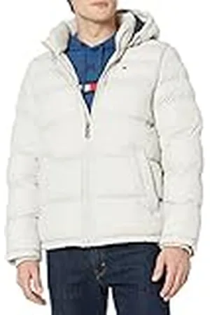 Tommy Hilfiger Klassisk huvjacka dunjacka alternativ kappa för män, , S