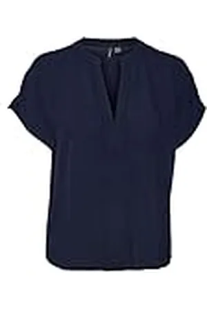 VERO MODA VMCECILIA SS WVN GA topp, Navy Blazer, XS, , XS