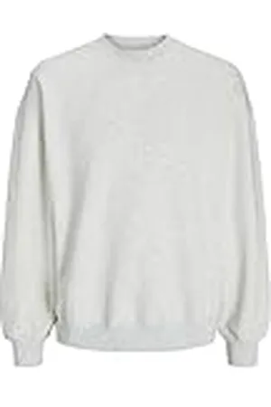 JACK & JONES Sweatshirt för män, enfärgad sweatshirt, , M