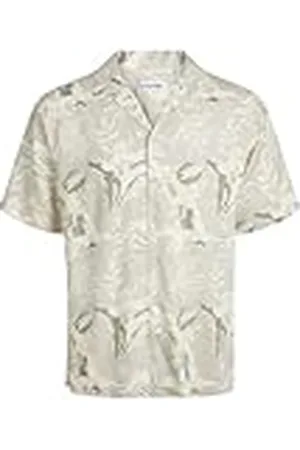 JACK & JONES JJJEFF FLORAL AOP Resort Shirt SS, , XL