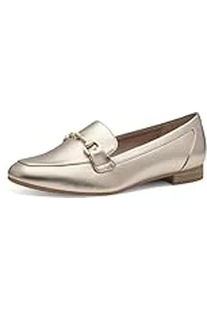 Marco Tozzi Dam, Feel ME fotsäng, mjukt foder, 2–24213–41 tofflor, platinum, 40 EU, , 40 EU