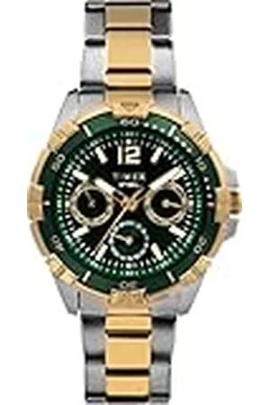Timex Classics 44,5 mm rostfritt stål armband multifunktionell klocka, , armband