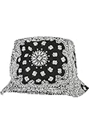 Flexfit Unisex hatt bandana print bucket hat black one size, , En Storlek
