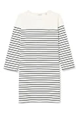 GANT REG 3/4 SLEEVE BRETON DRESS, , XL