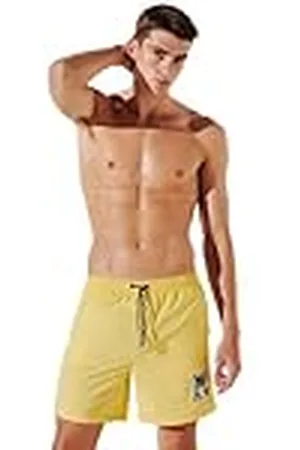 Karl Lagerfeld K initial medium boardshorts, citron drop, M, , M